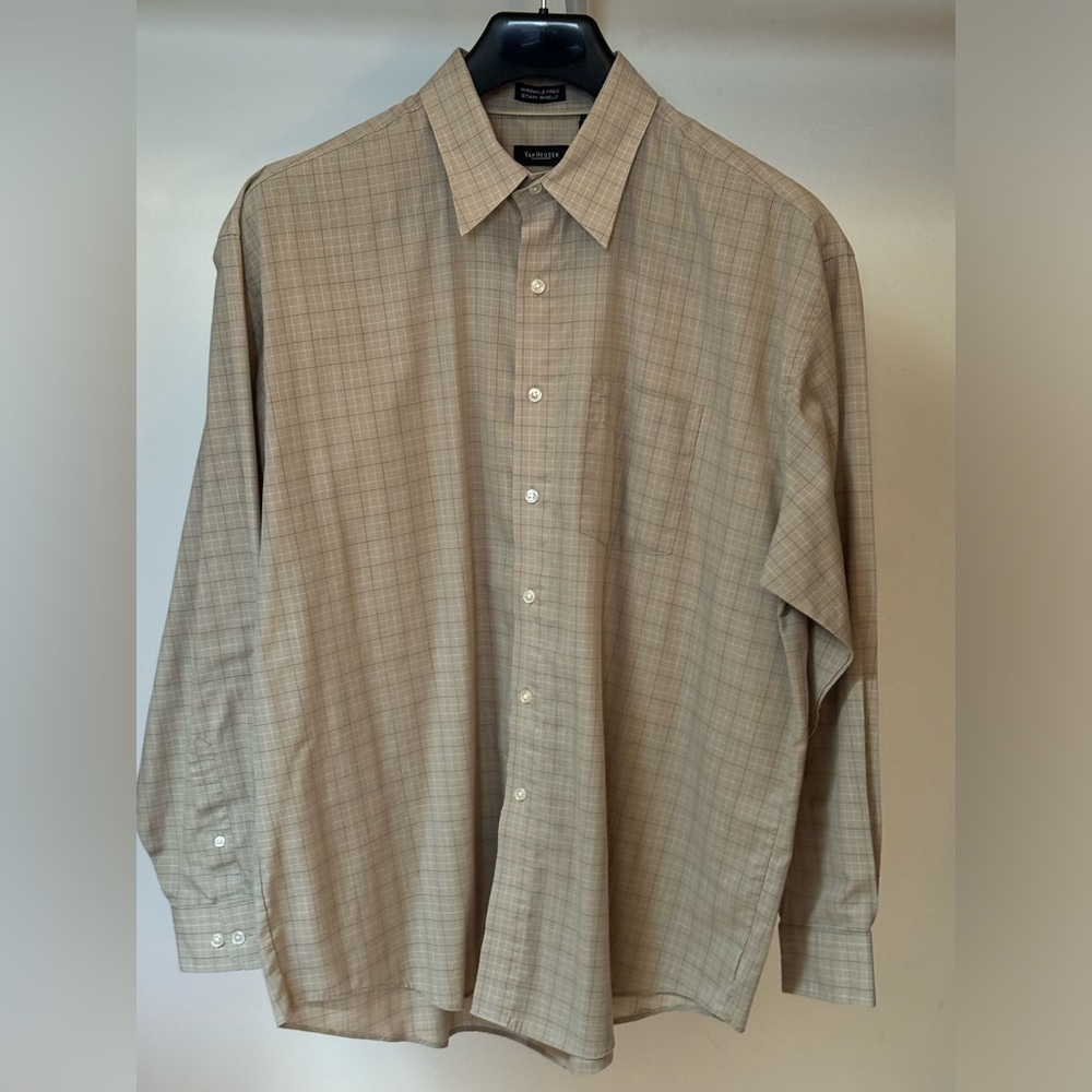 Van Heusen Tan button-up